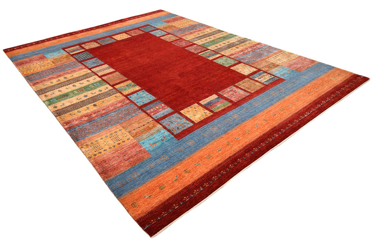 Tapis Gabbeh - Loribaft Indus - 342 x 253 cm - rouge