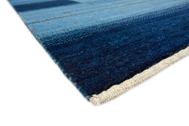 Tapis Gabbeh - Loribaft Indus - 304 x 243 cm - bleu clair