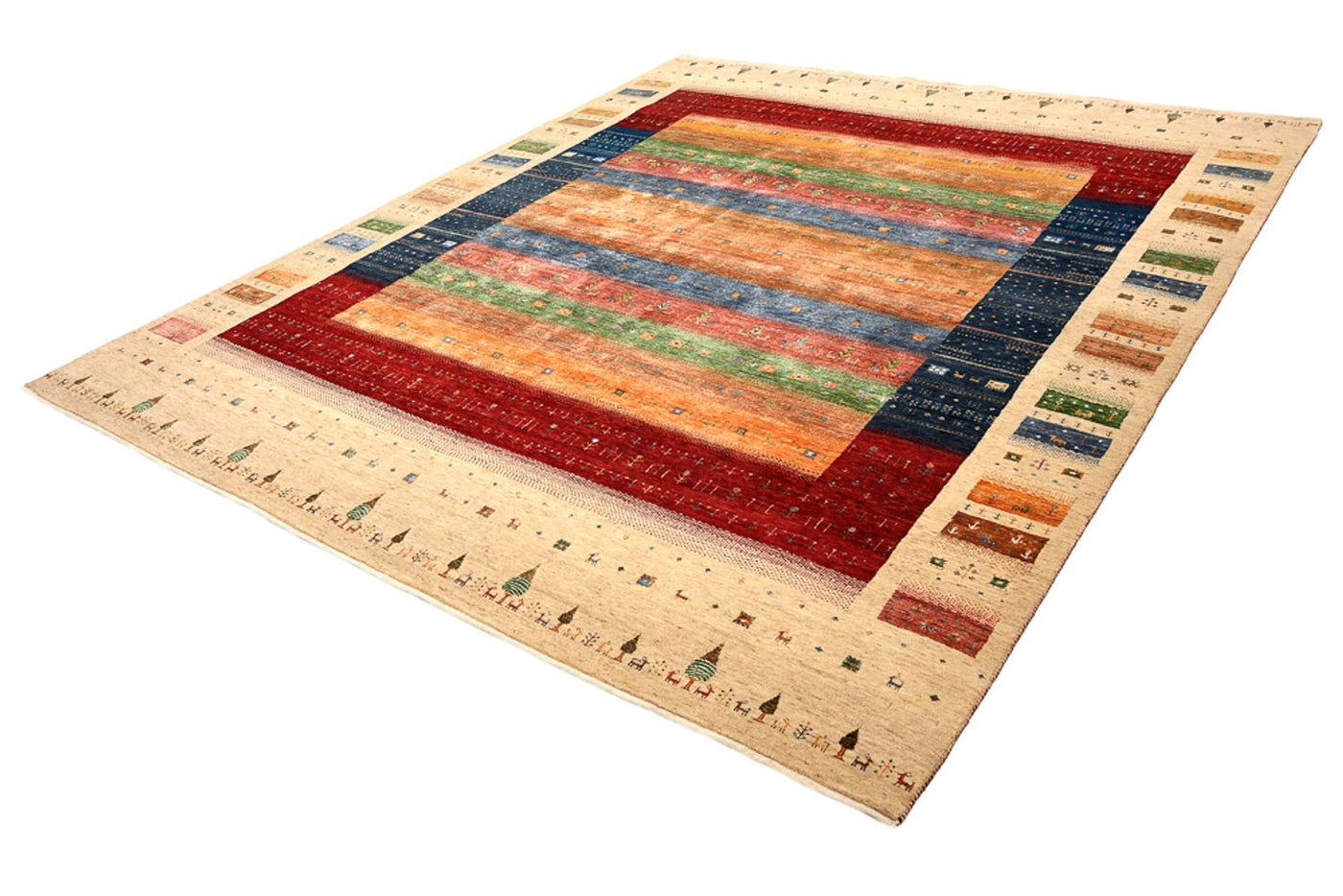 Tapis Loribaft indien Tapis 300x251cm - Tapis en laine
