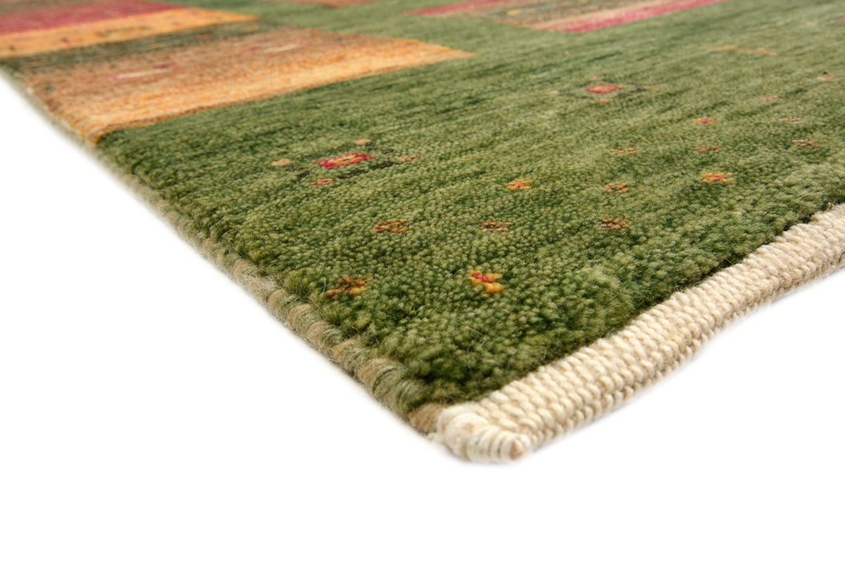 Tapis Gabbeh - Loribaft Indus - 303 x 250 cm - vert