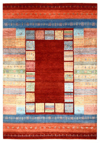 Tapis Gabbeh - Loribaft Indus - 299 x 207 cm - rouge