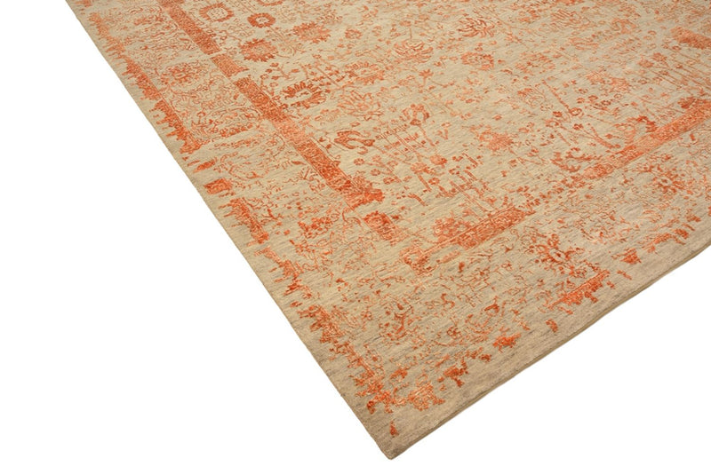 Tapis design - 340 x 243 cm - rouille