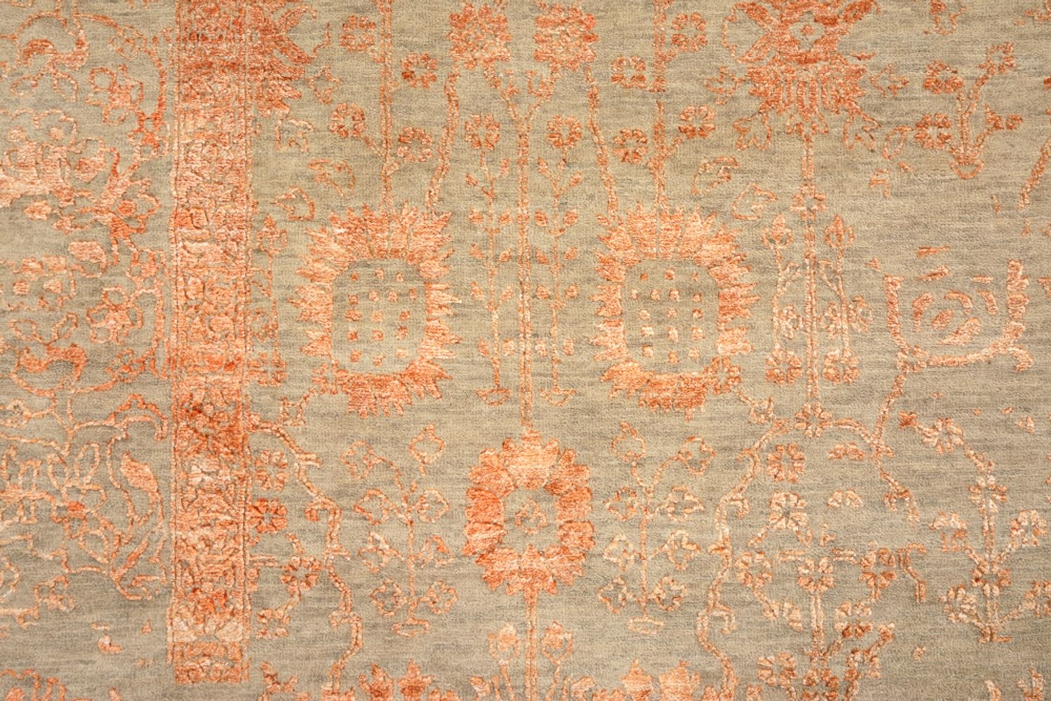 Tapis design - 340 x 243 cm - rouille