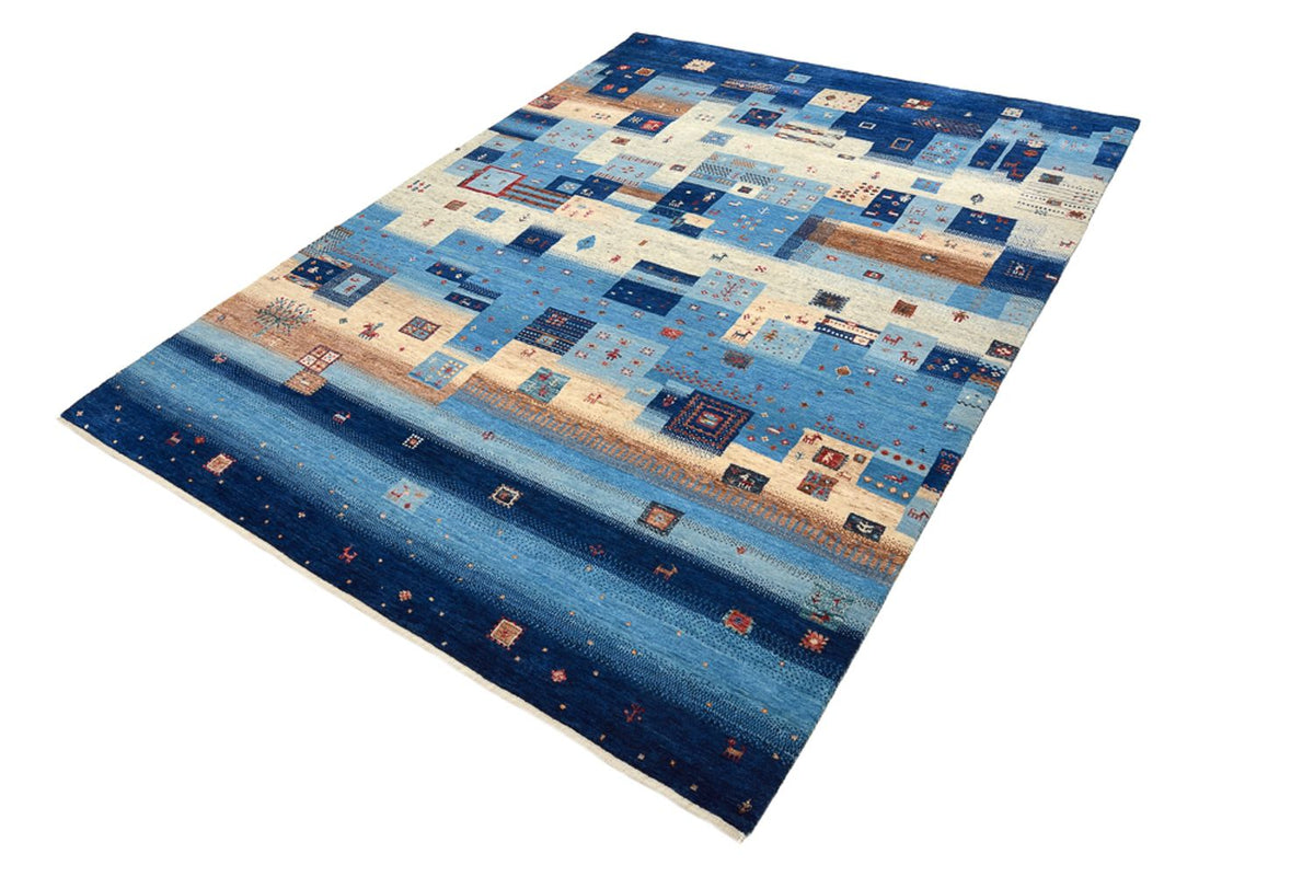 Tapis Gabbeh - Loribaft Indus - 239 x 177 cm - multicolore