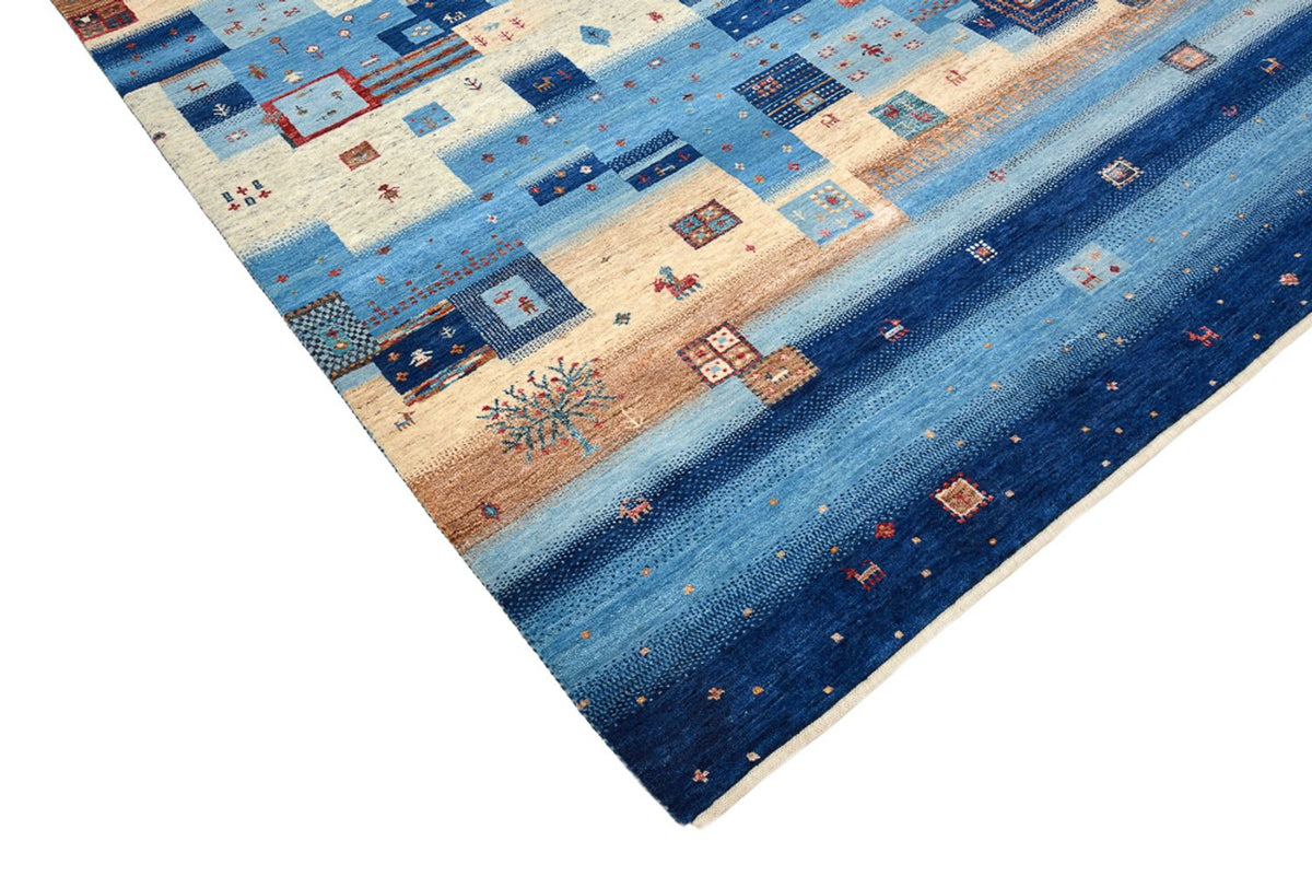 Tapis Gabbeh - Loribaft Indus - 239 x 177 cm - multicolore