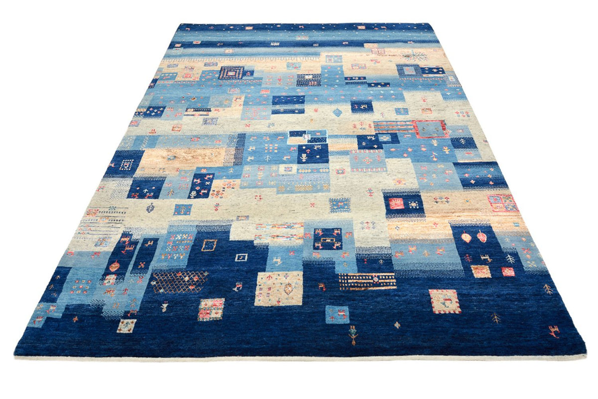 Tapis Gabbeh - Loribaft Indus - 239 x 177 cm - multicolore