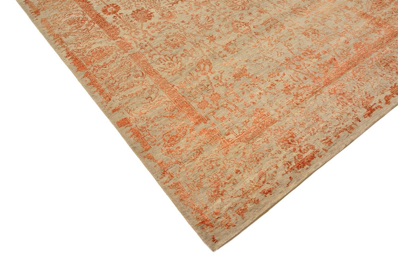 Tapis design - 236 x 173 cm - rouille