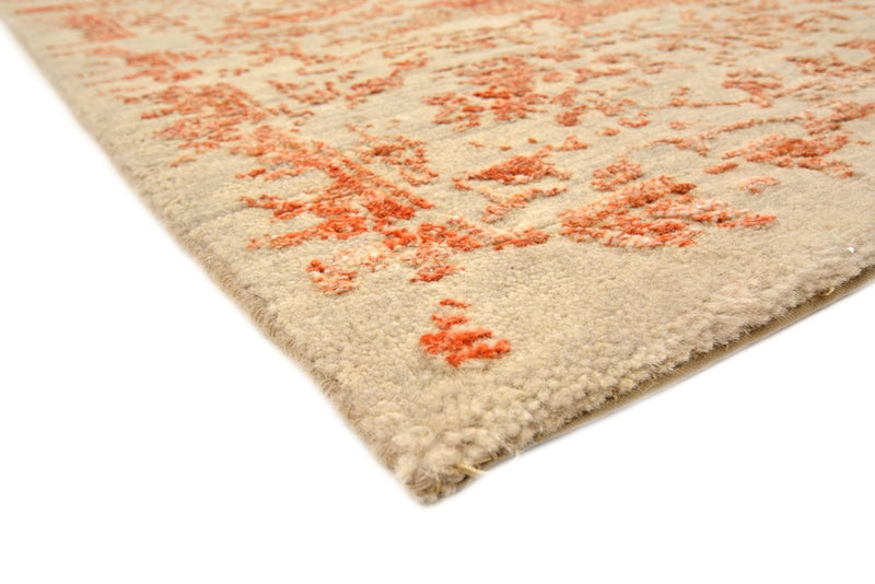 Tapis design - 236 x 173 cm - rouille