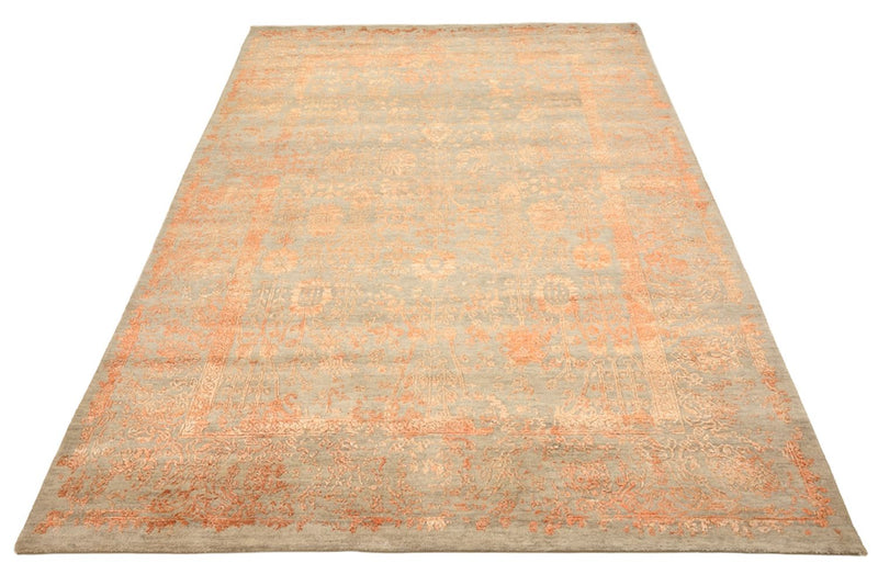 Tapis design - 236 x 173 cm - rouille