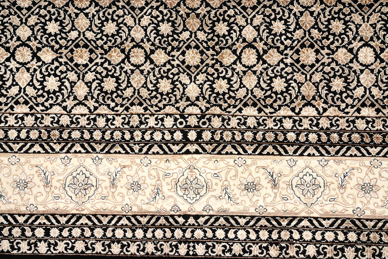 Tapis oriental - Bidjar - Indus - 295 x 206 cm - beige foncé