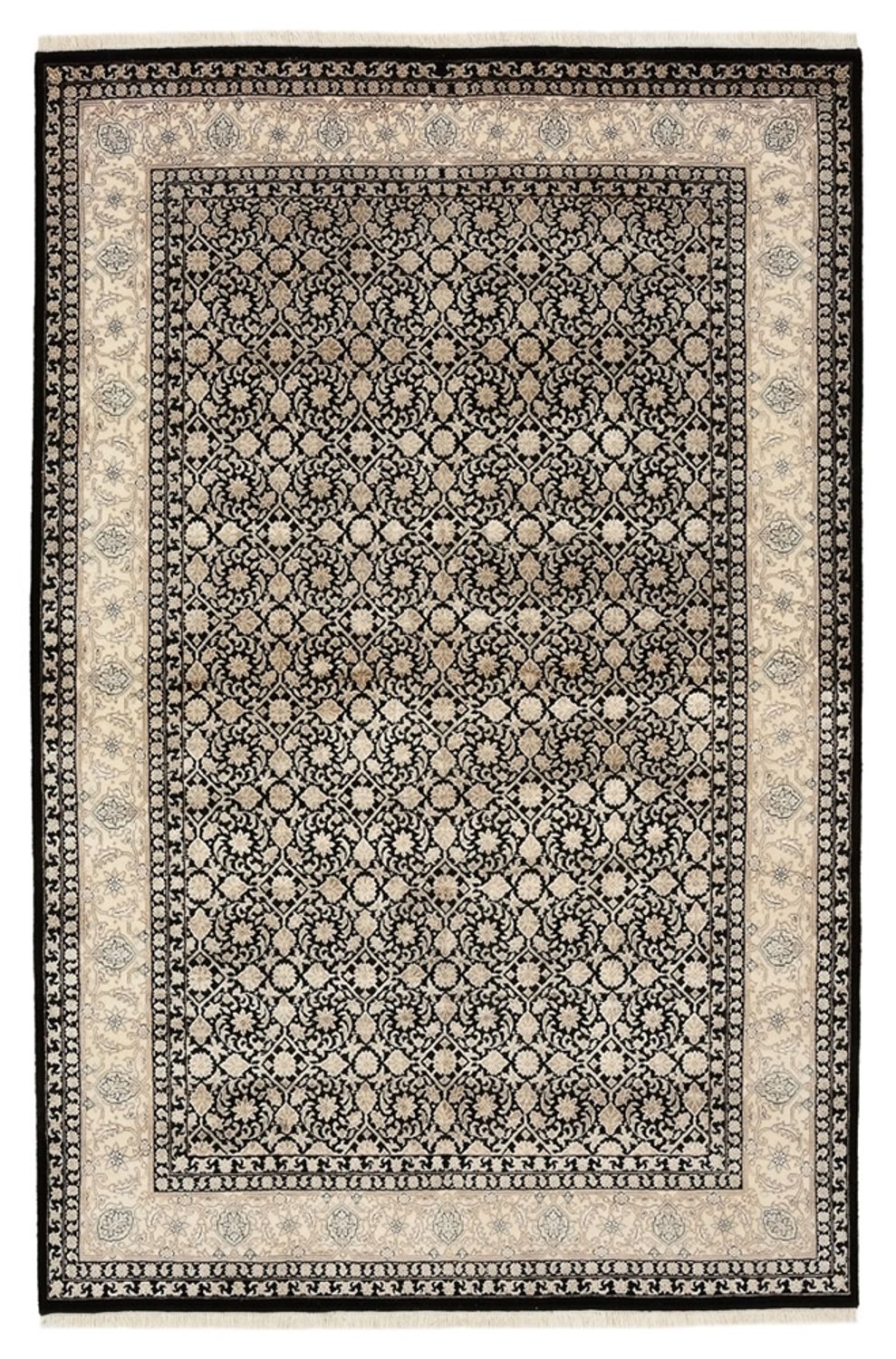 Tapis oriental - Bidjar - Indus - 209 x 139 cm - beige foncé