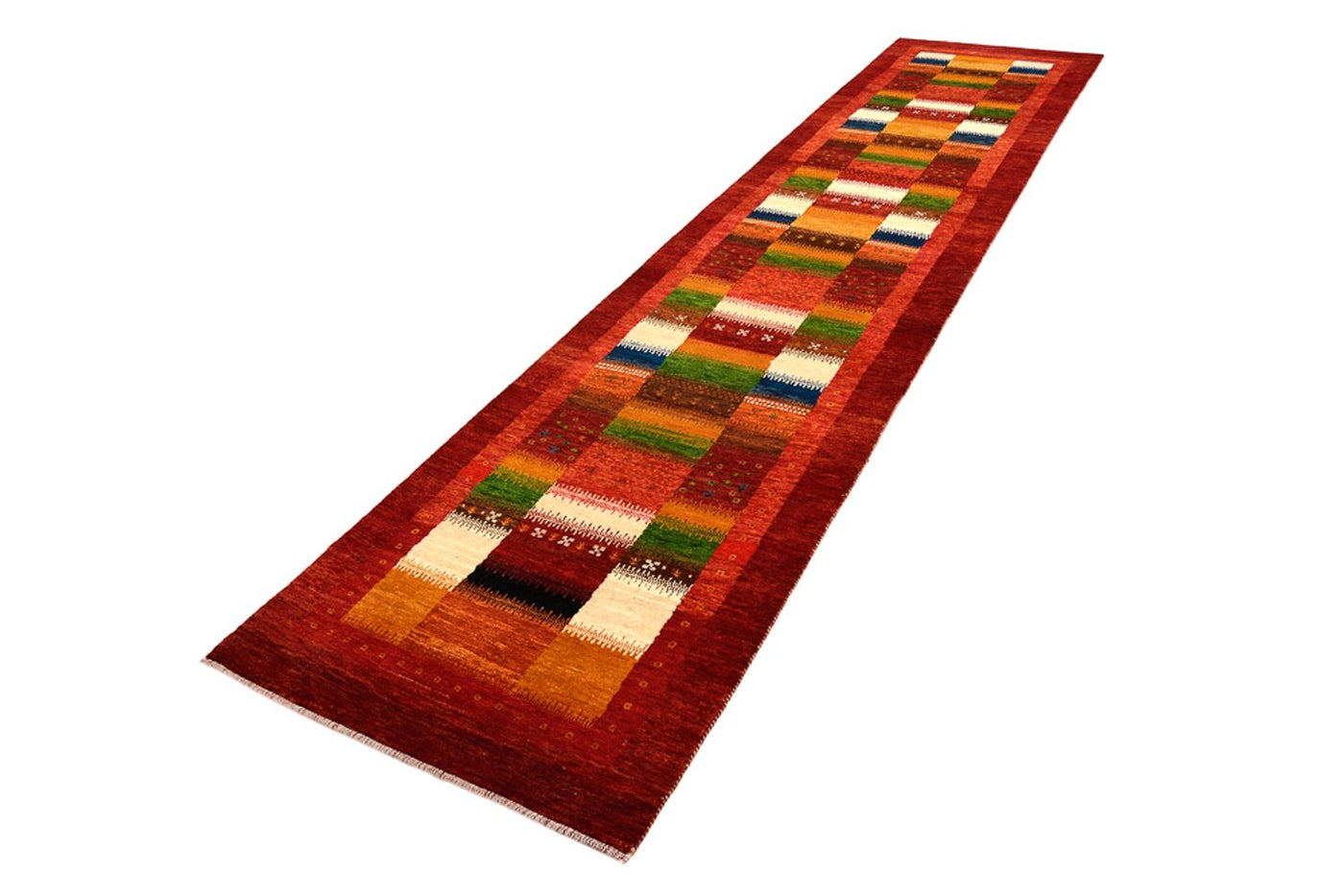Tapis Loribaft indien Tapis 386x83cm - Tapis en laine