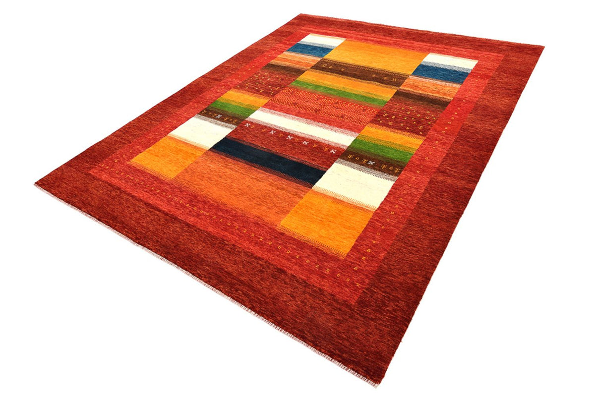 Tapis Gabbeh - Loribaft Indus - 259 x 203 cm - rouge