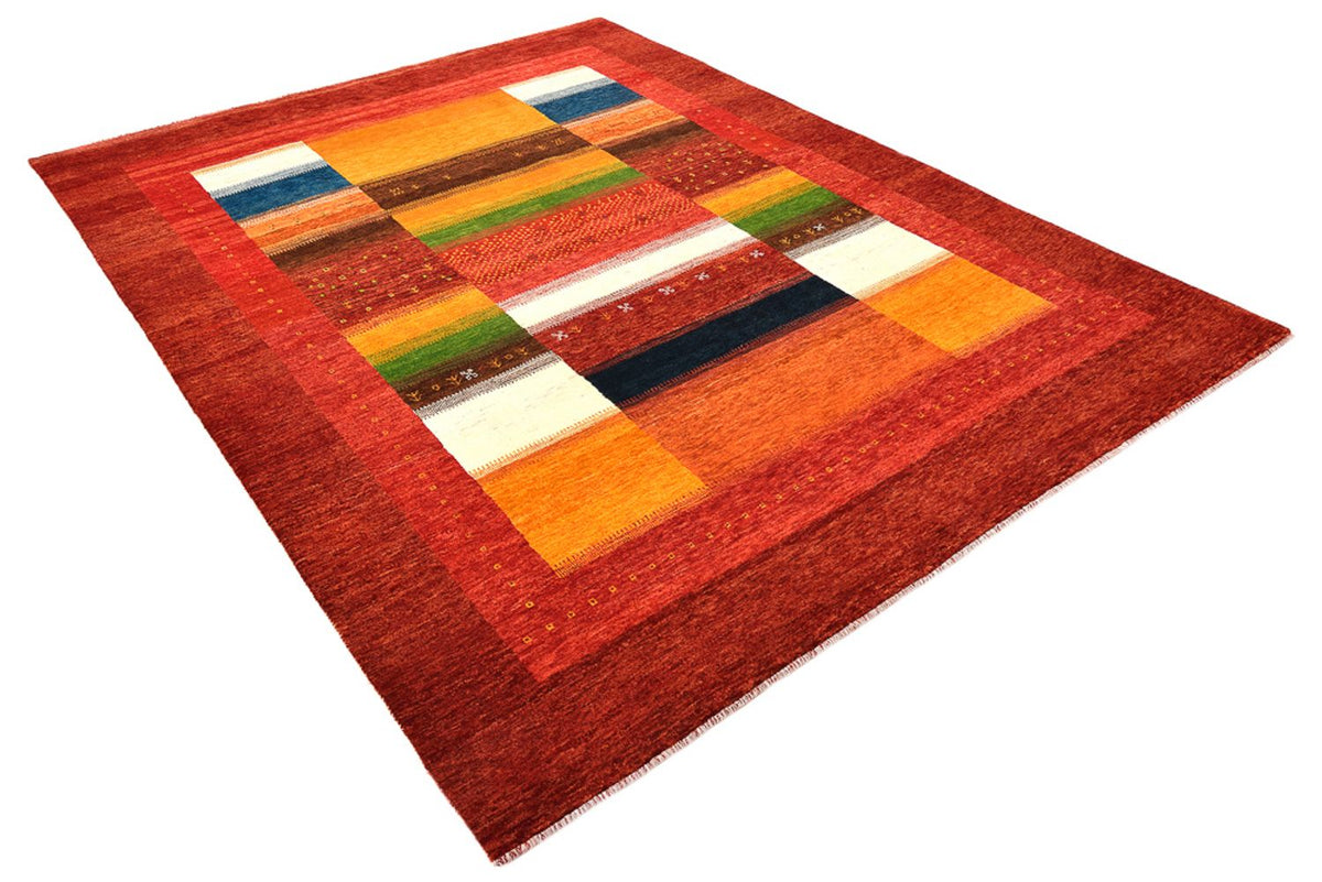 Tapis Gabbeh - Loribaft Indus - 259 x 203 cm - rouge