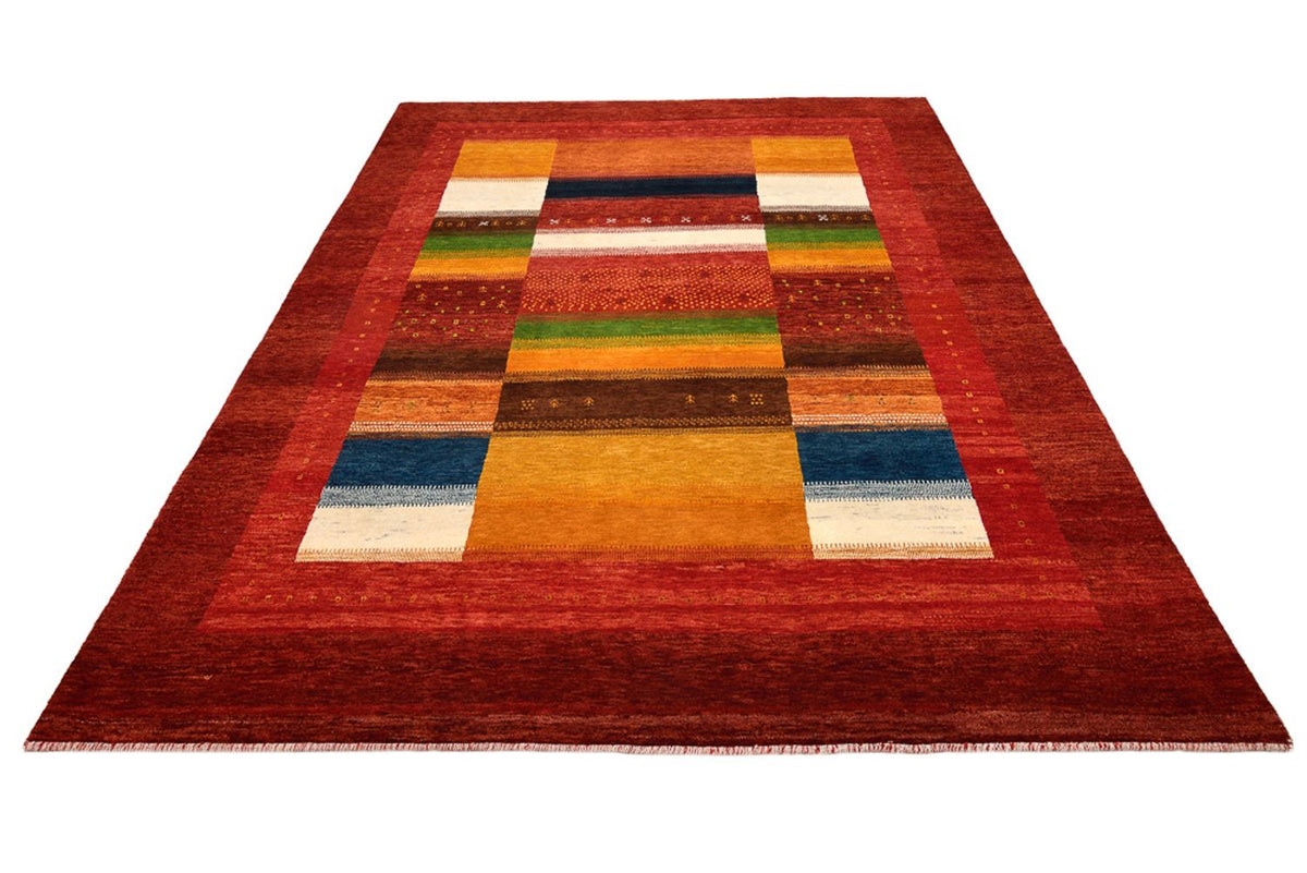 Tapis Gabbeh - Loribaft Indus - 259 x 203 cm - rouge