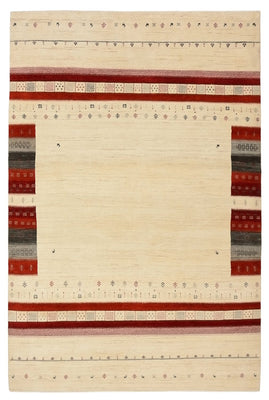 Tapis Gabbeh - Loribaft Indus - 297 x 198 cm - beige clair