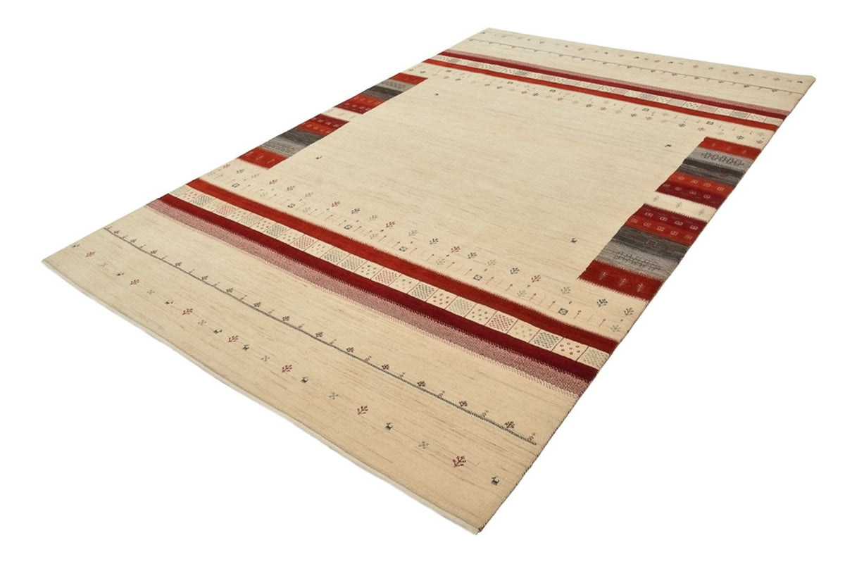 Tapis Gabbeh - Loribaft Indus - 297 x 198 cm - beige clair