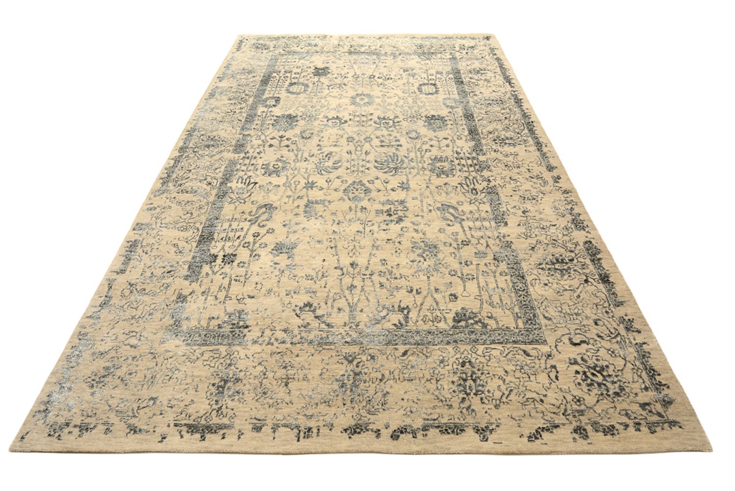 Tapis design - 301 x 199 cm - beige foncé
