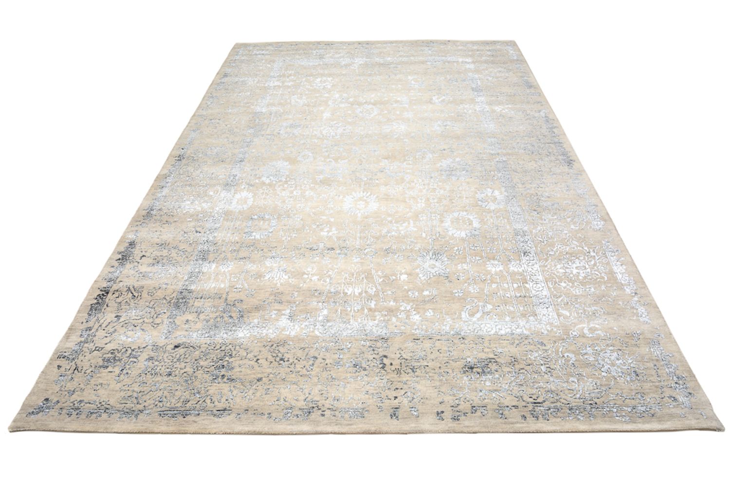 Tapis design - 301 x 199 cm - beige foncé