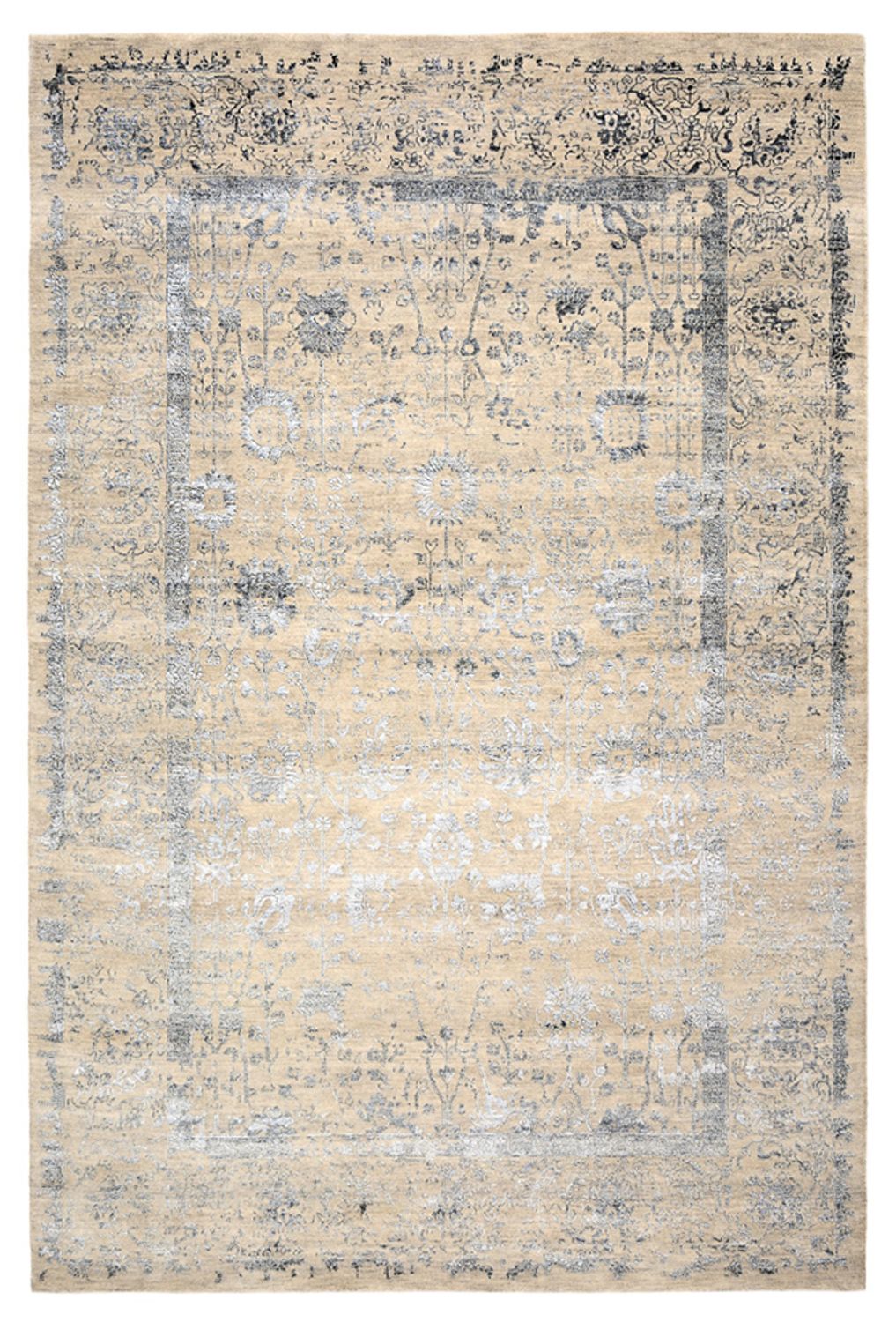 Tapis design - 302 x 201 cm - beige foncé