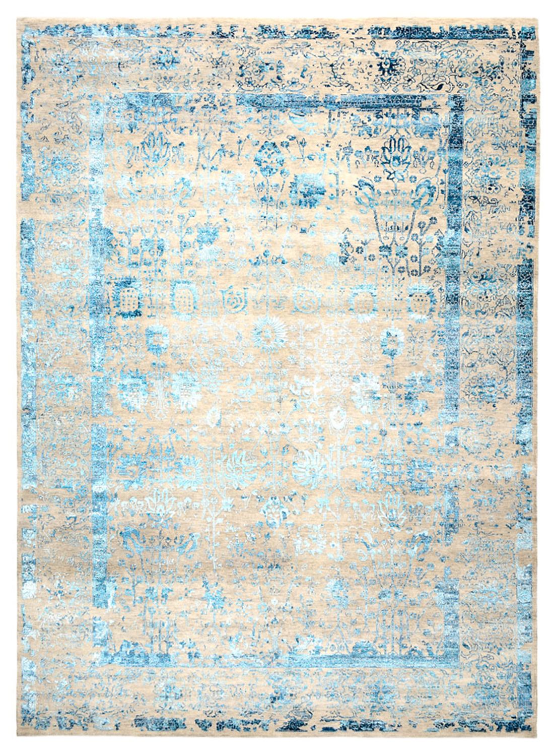 Tapis design - 344 x 244 cm - beige clair