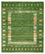Tapis Gabbeh - Loribaft Indus - 246 x 206 cm - vert