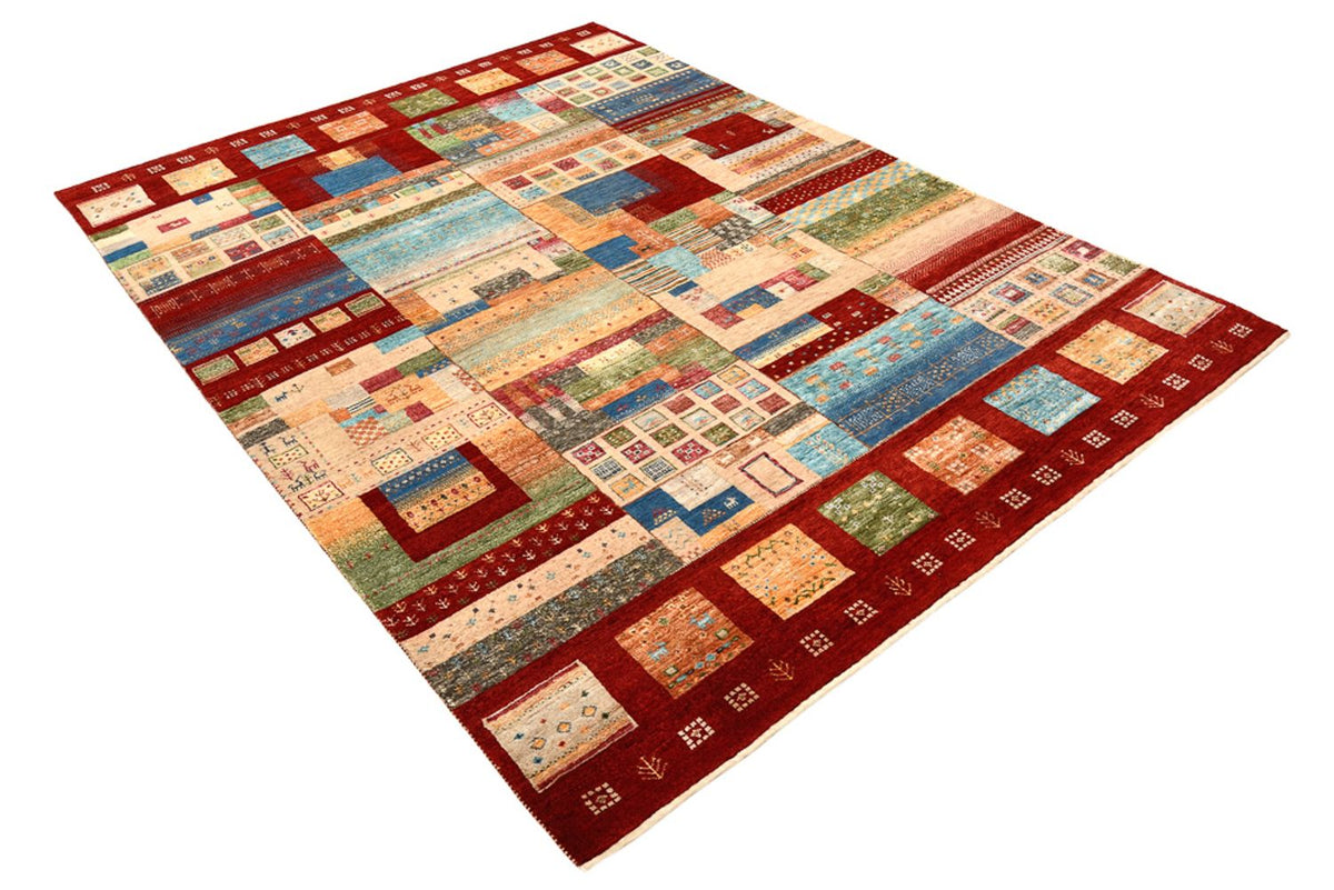 Tapis Gabbeh - Loribaft Indus - 240 x 178 cm - multicolore