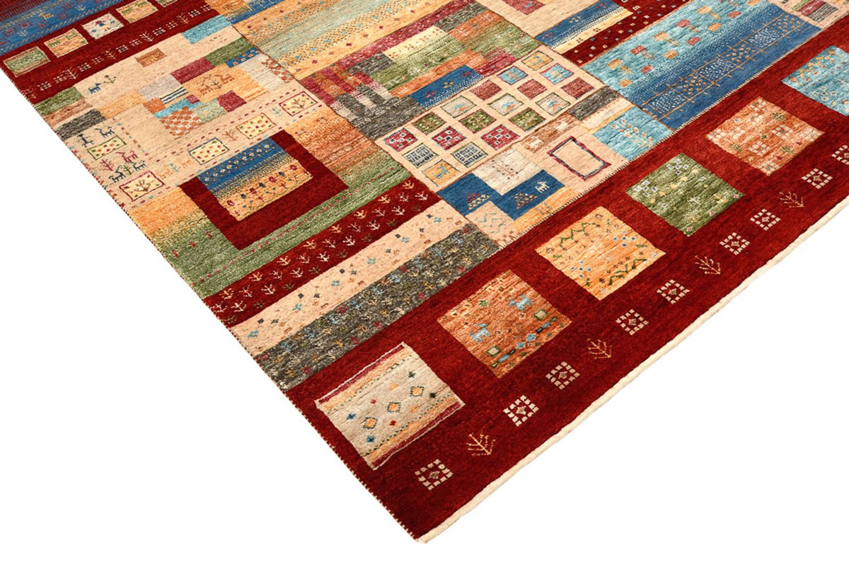 Tapis Gabbeh - Loribaft Indus - 240 x 178 cm - multicolore