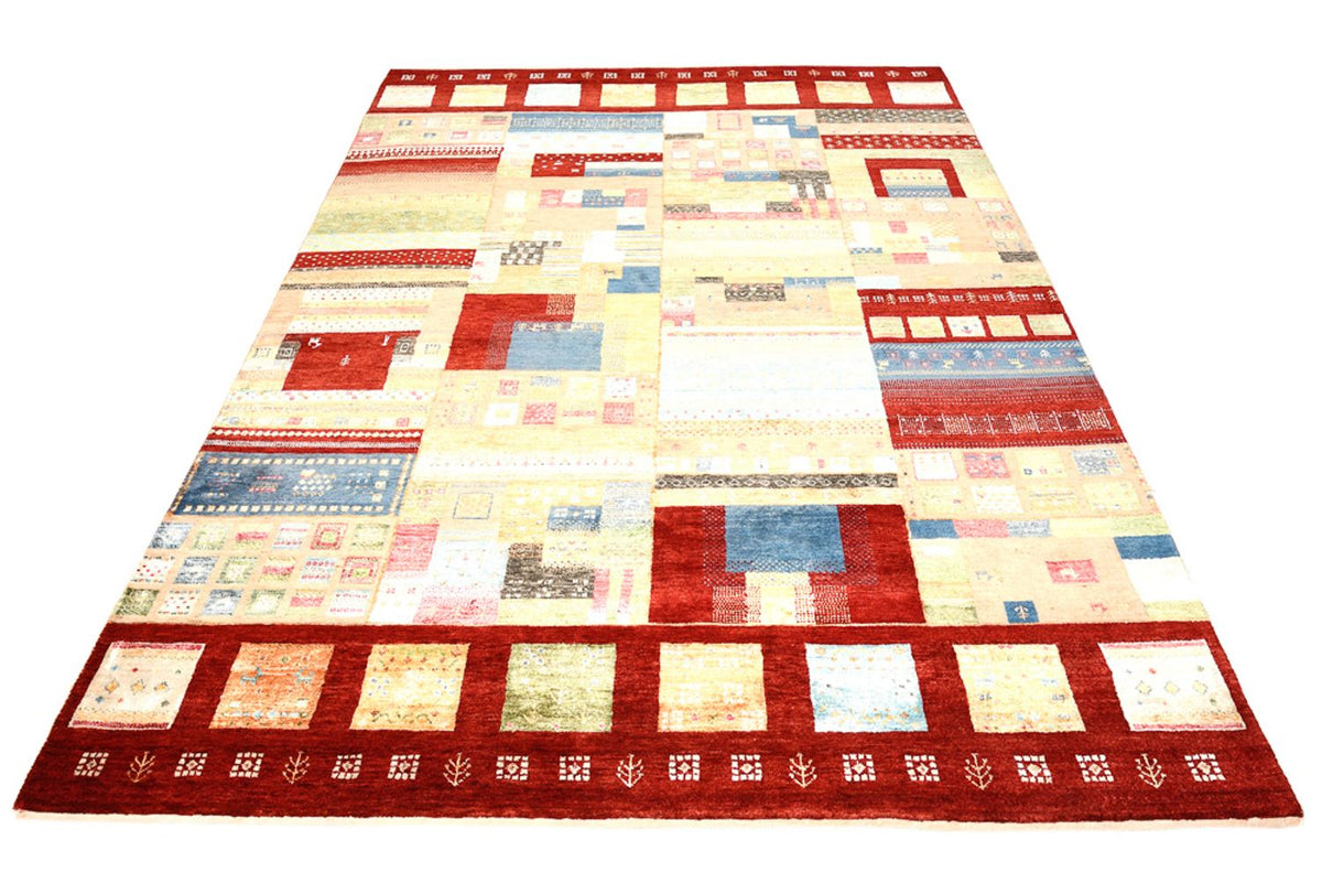 Tapis Gabbeh - Loribaft Indus - 240 x 178 cm - multicolore