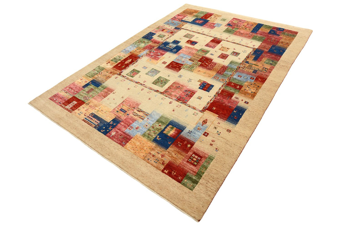 Tapis Loribaft indien Tapis 244x177cm - Tapis en laine