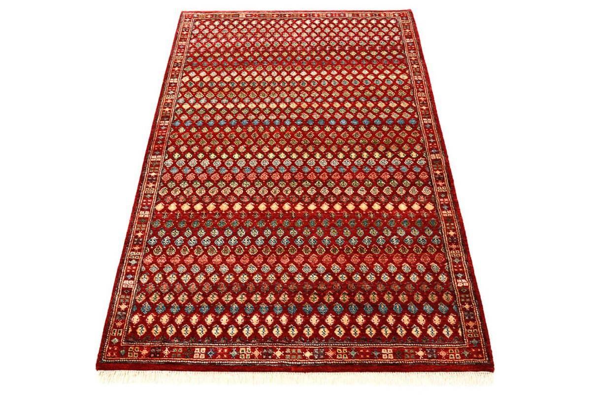 Tapis design - 155 x 97 cm - rouge bordeaux