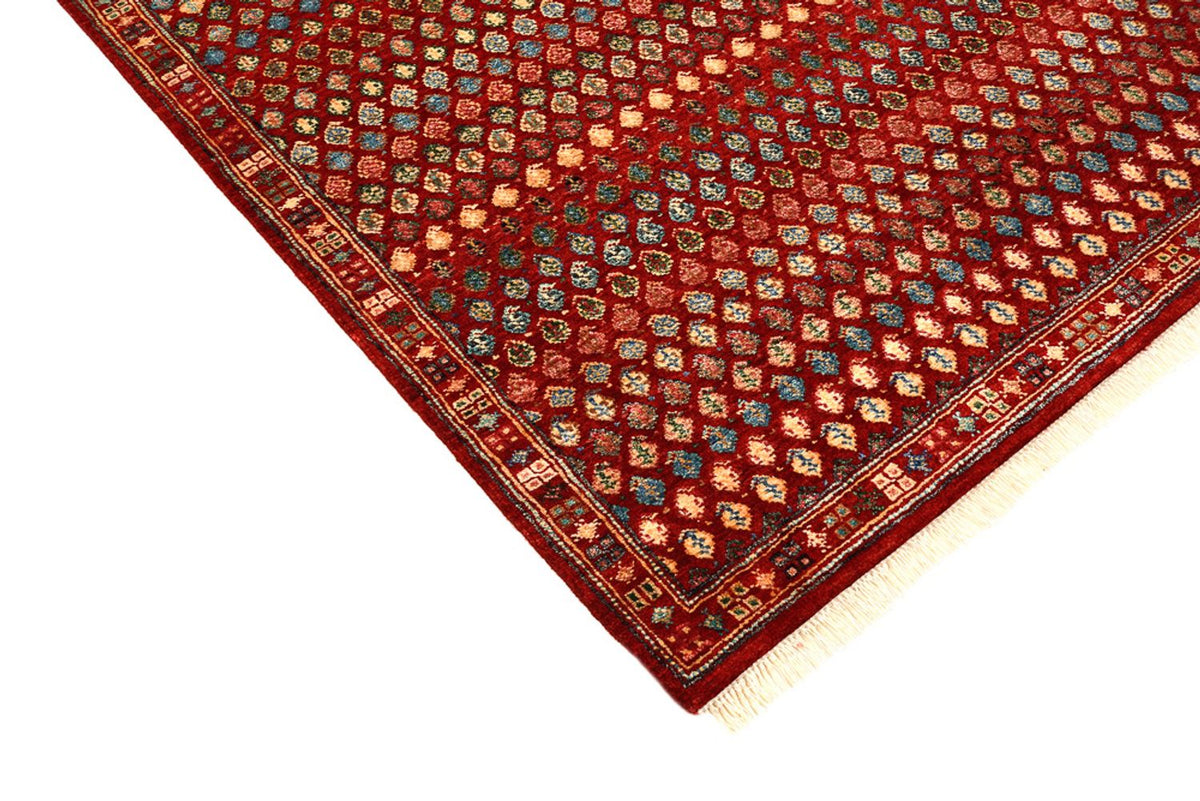 Tapis design - 155 x 97 cm - rouge bordeaux