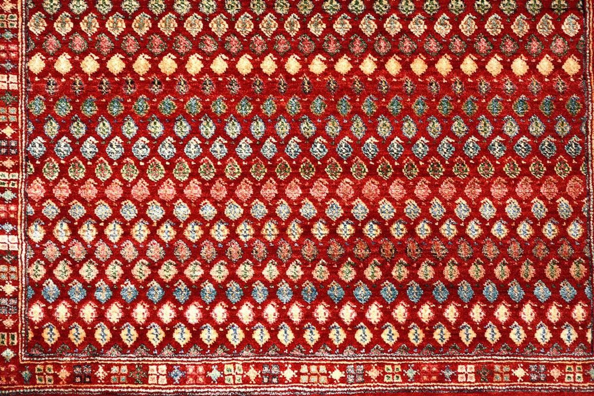 Tapis design - 155 x 97 cm - rouge bordeaux