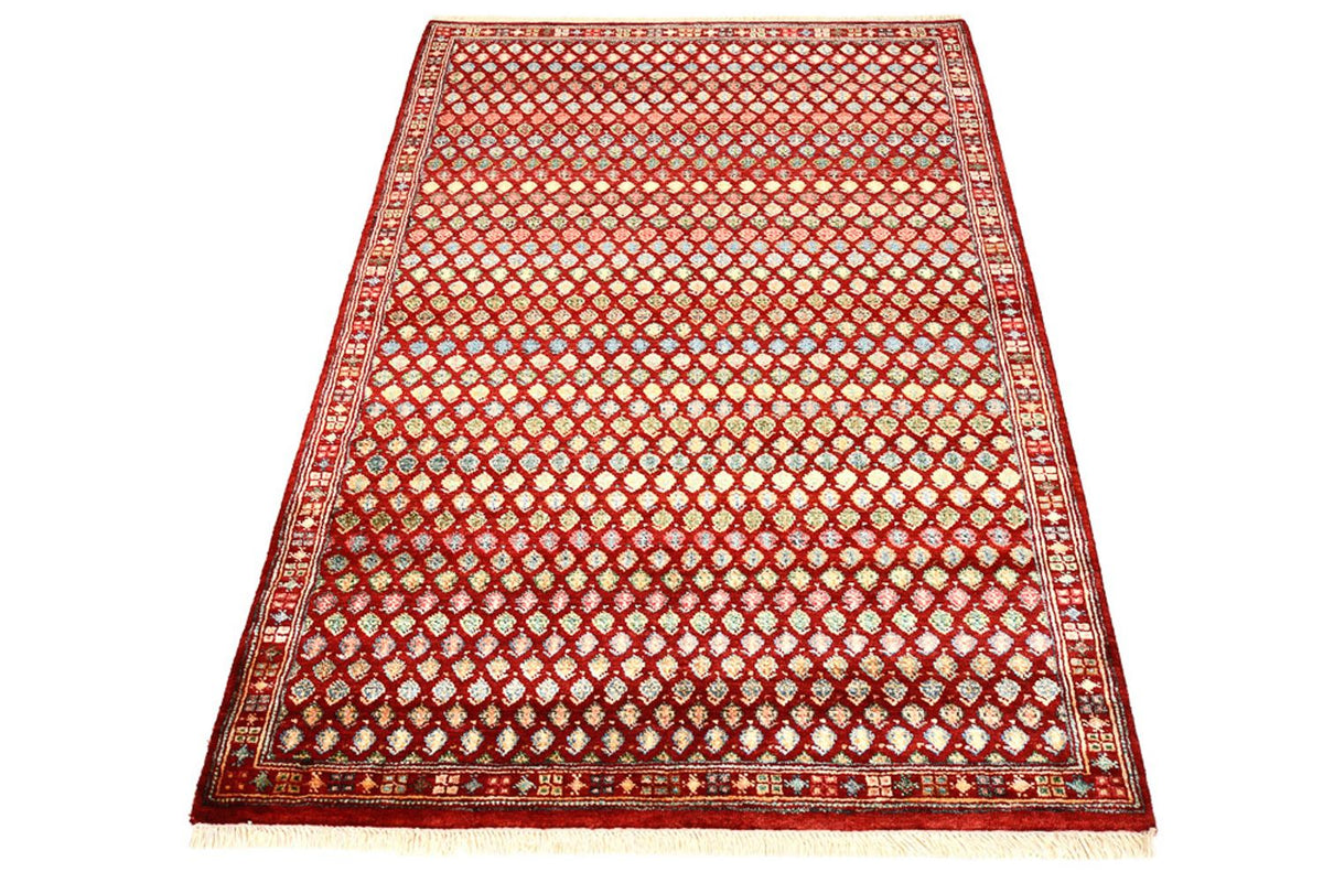 Tapis design - 155 x 97 cm - rouge bordeaux