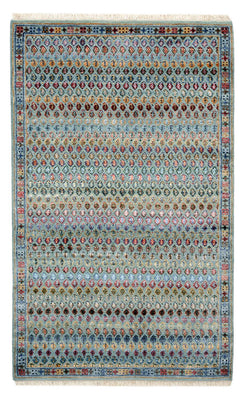 Tapis design - 153 x 95 cm - bleu clair