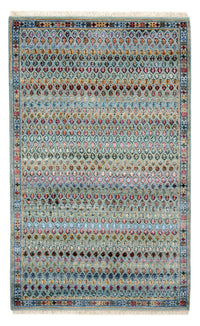 Tapis design - 153 x 95 cm - bleu clair