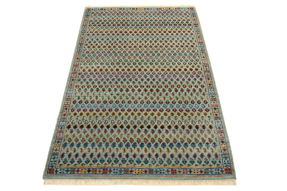 Tapis design - 153 x 95 cm - bleu clair