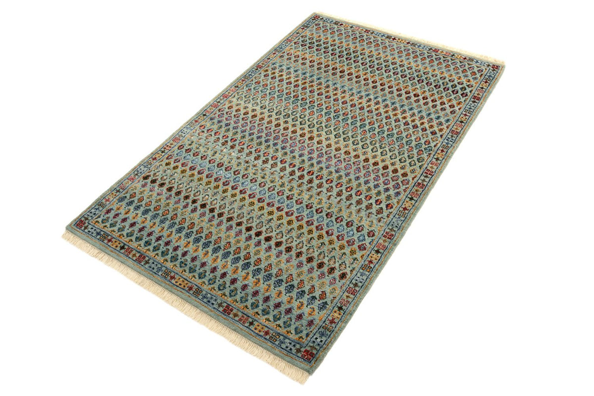 Tapis design - 153 x 95 cm - bleu clair