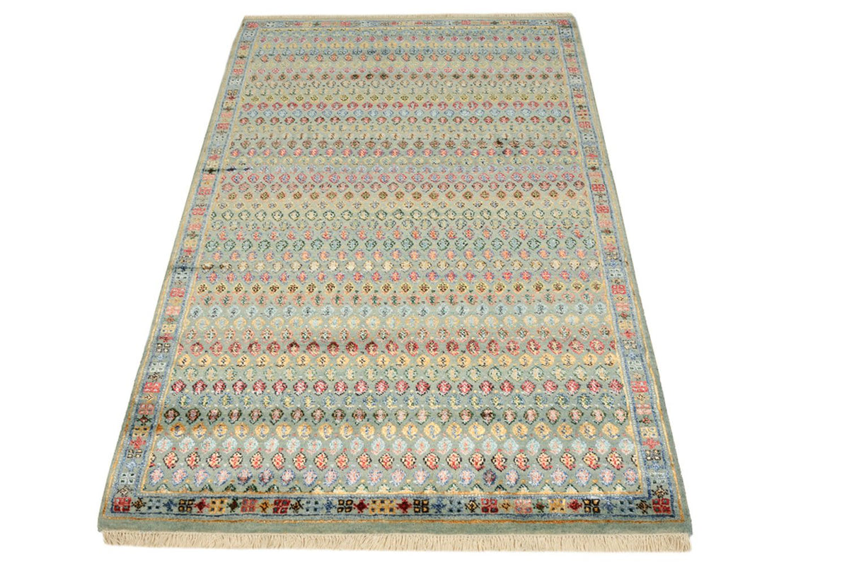 Tapis design - 153 x 95 cm - bleu clair