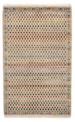 Tapis design - 153 x 96 cm - beige clair