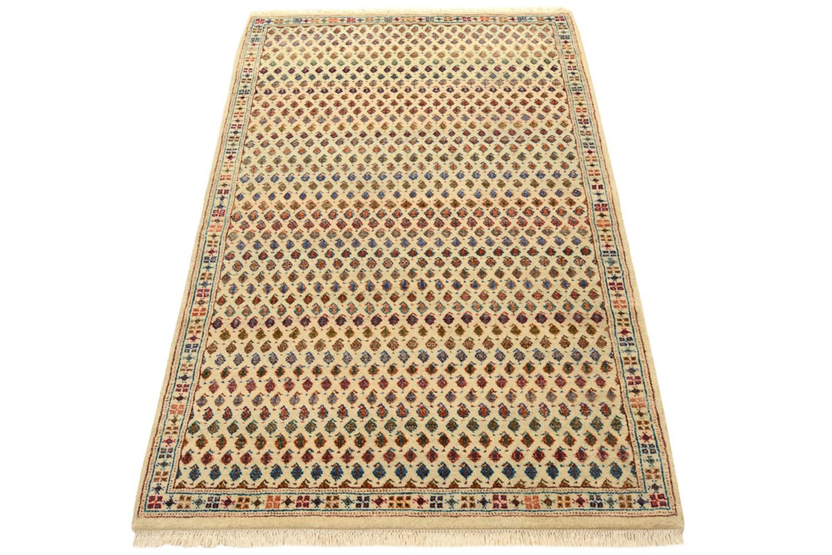 Tapis design - 153 x 96 cm - beige clair