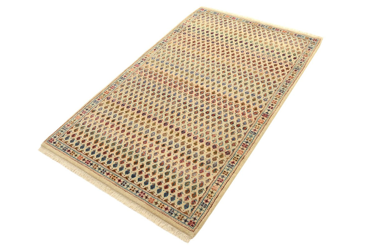 Tapis design - 153 x 96 cm - beige clair