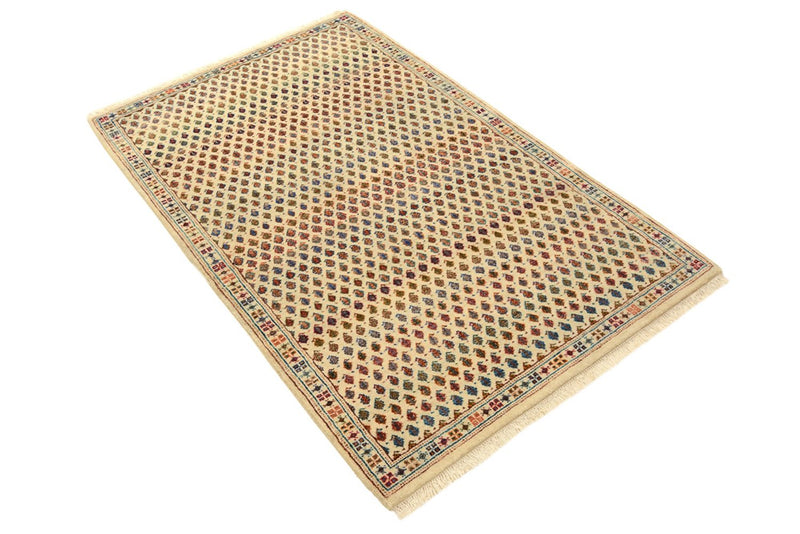 Tapis design - 153 x 96 cm - beige clair