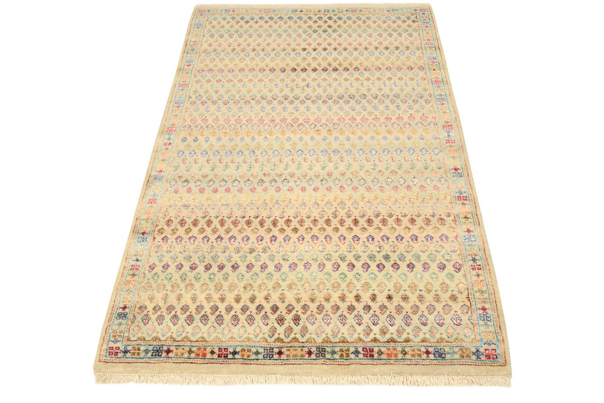 Tapis design - 153 x 96 cm - beige clair