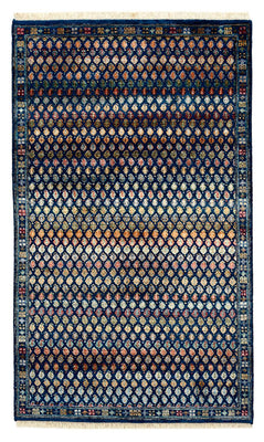 Tapis design - 154 x 93 cm - bleu foncé