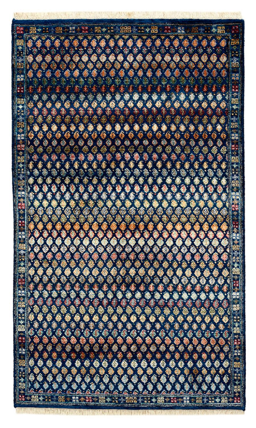Tapis design - 154 x 93 cm - bleu foncé