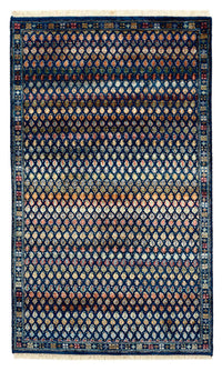 Tapis design - 154 x 93 cm - bleu foncé