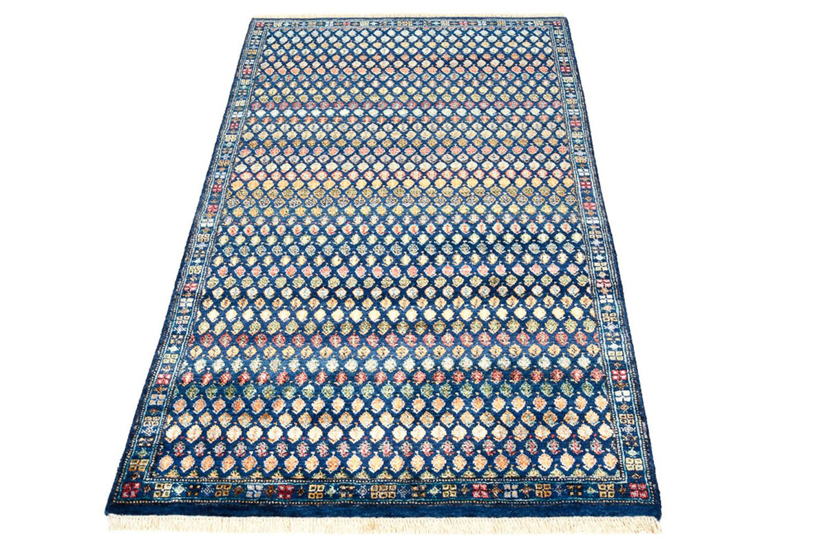 Tapis design - 154 x 93 cm - bleu foncé