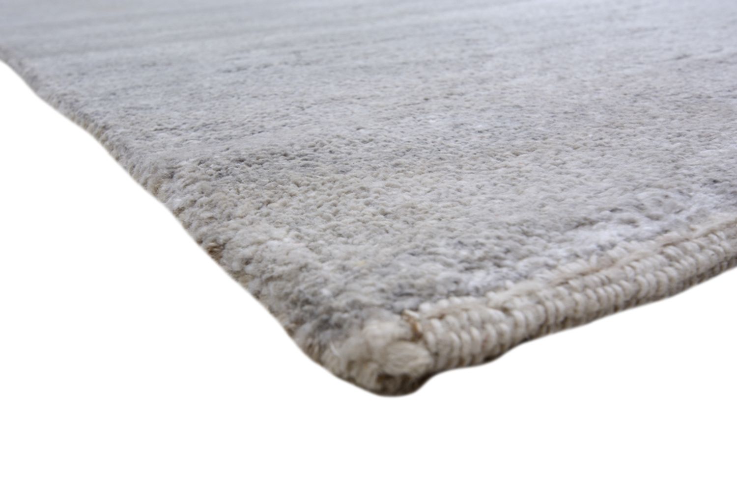 Tapis Gabbeh - Loribaft Indus - 300 x 190 cm - gris clair