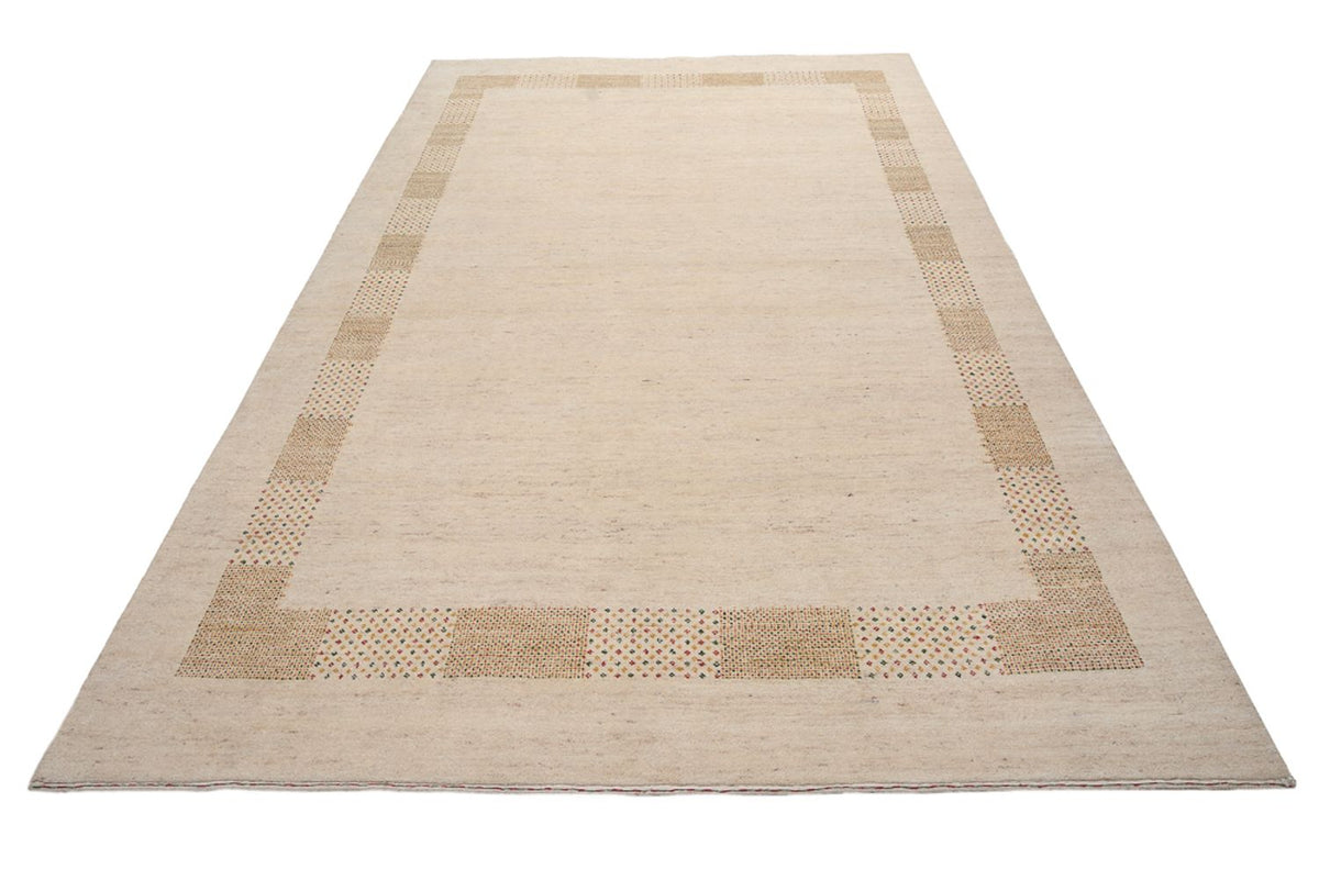 Tapis Gabbeh - Loribaft Indus - 295 x 191 cm - beige clair